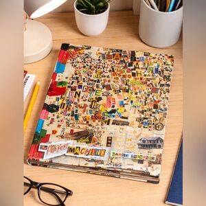 BOOK The Perfect Machine by Lance Letscher Paper Art Illustration Coffee Table